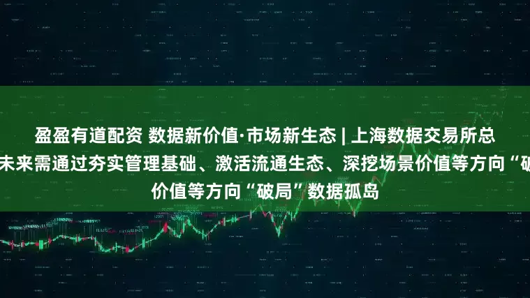 盈盈有道配资 数据新价值·市场新生态 | 上海数据交易所总经理汤奇峰：未来需通过夯实管理基础、激活流通生态、深挖场景价值等方向“破局”数据孤岛