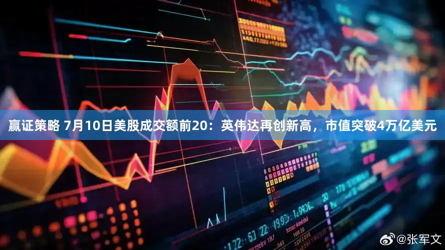 赢证策略 7月10日美股成交额前20：英伟达再创新高，市值突破4万亿美元