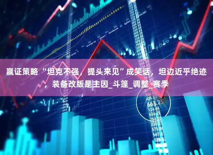 赢证策略 “坦克不强，提头来见”成笑话，坦边近乎绝迹，装备改版是主因_斗篷_调整_赛季